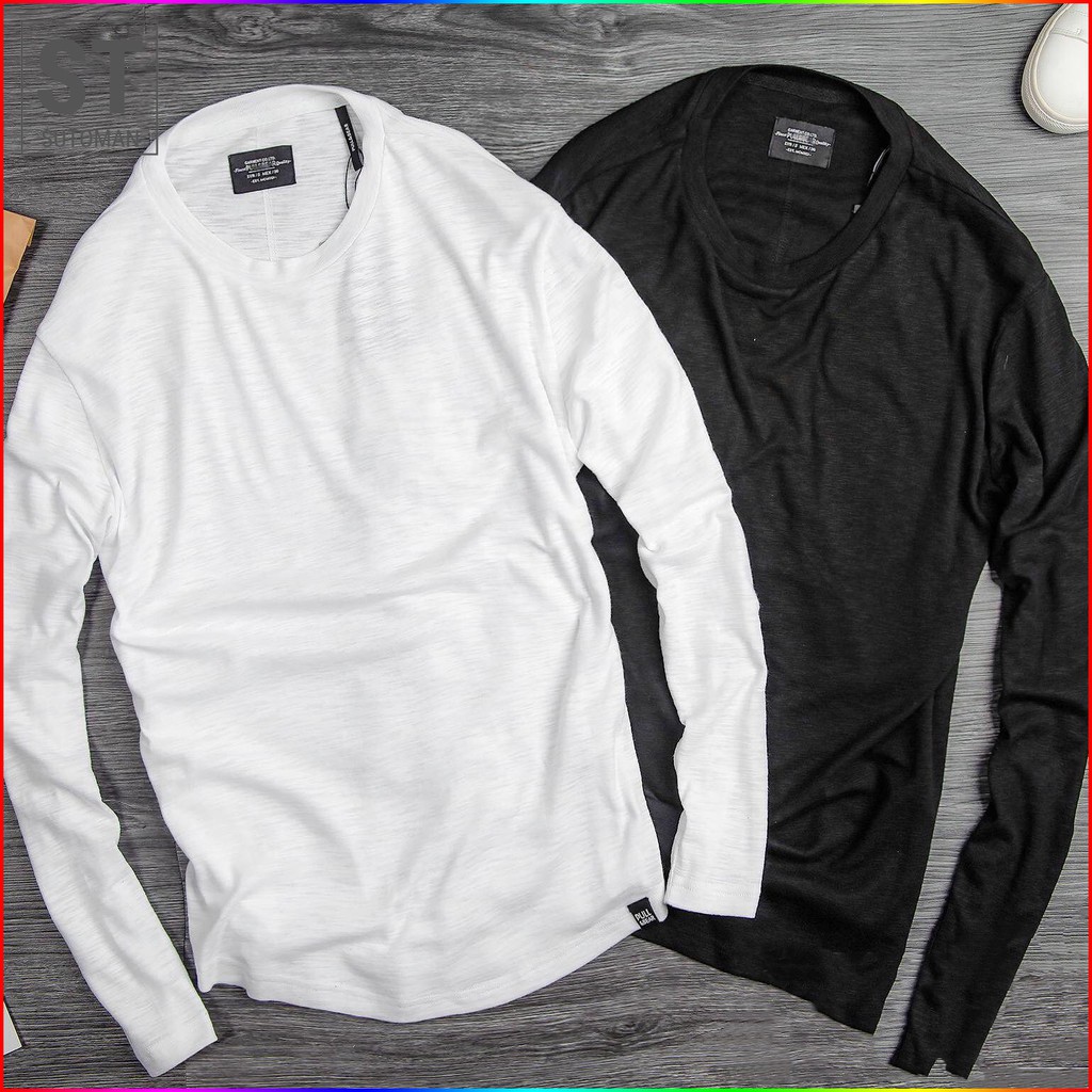 Áo Thun Nam Cổ Tròn Dài Tay Hàng Xuất Cao Cấp SUTOMAN AT54