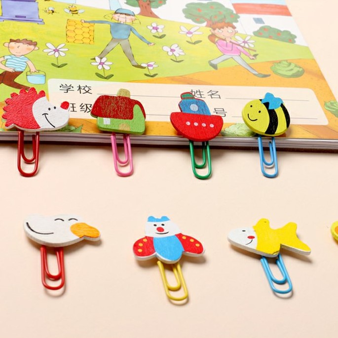 Bookmark cài hình động vật ngộ nghĩnh dễ thương cho bé NATO BKM01