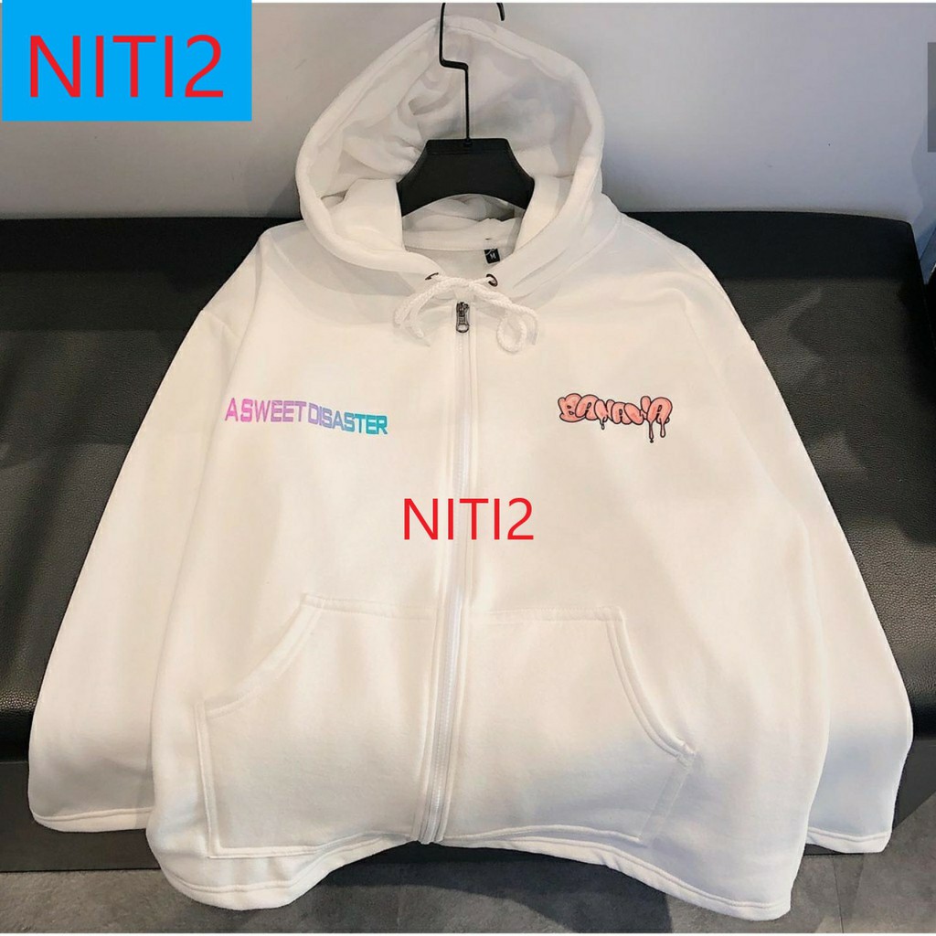 ÁO KHOÁC NỈ HOODIE NAM NỮ UNISEX CAO CẤP NITI MÀU TRẮNG CHẤT NỈ NGOẠI KHÔNG XÙ LÔNG NÉT IN CHUẨN KHÔNG BONG TRÓC IN CHỮ