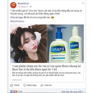 HSD 10/23 ❥Sữa rửa mặt Cetaphil 500ml CANADA