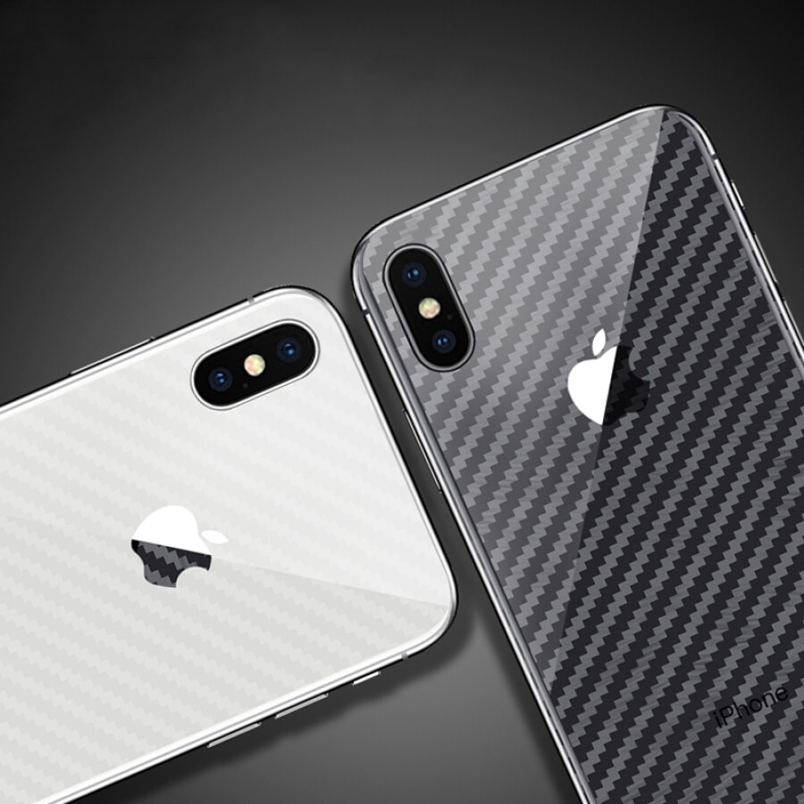 Set 3 Miếng Dán Bảo Vệ Mặt Lưng Điện Thoại Bằng Sợi Carbon Cho Iphone 6 6s 7 8 Plus Xs Xr Xs Max iPhone 12 Pro Max