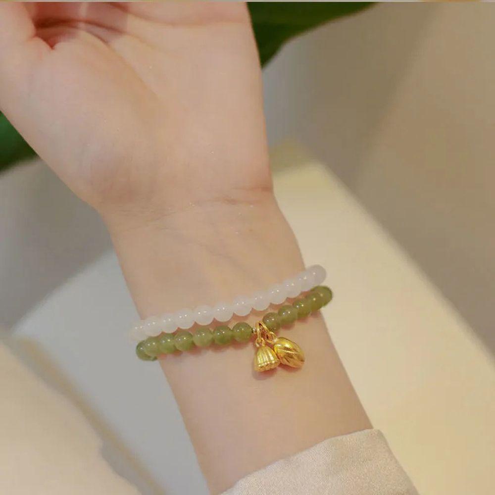 Vòng Đeo Tay Thủ Công Thiết Kế Độc Đáo Thời Trang Cho Nữ|Vòng Tay Hình Hoa Sen Nhiều Màu Sắc