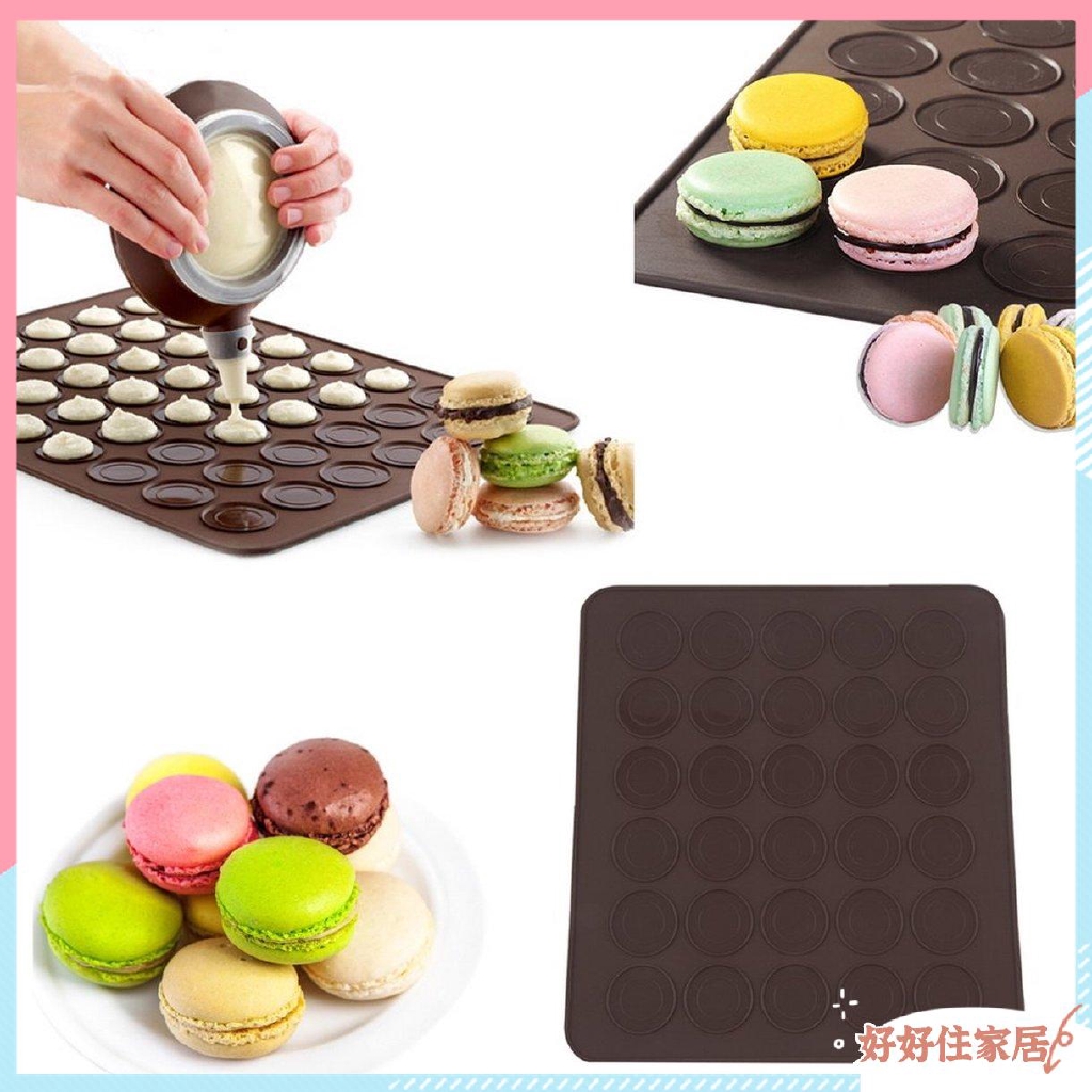 Khuôn làm bánh macaron/muffin bằng silicon 30 ô tiện lợi