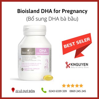 DHA bầu Bioisland - Úc bổ sung DHA cho phụ nữ sắp mang thai, mẹ bầu và mẹ sau sinh