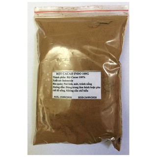 Bột cacao Indonesia gói 100g