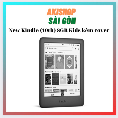 New Kindle  8GB Kids kèm cover chính hãng Akishop Sài Gòn
