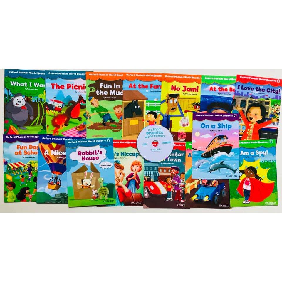 Tặng File Mp3 - Oxford phonics world reader 15q