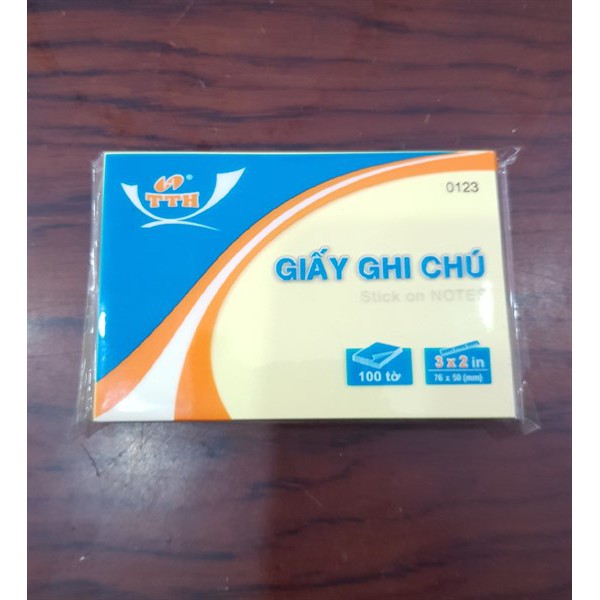 Giấy note 3x2 Vàng TTH