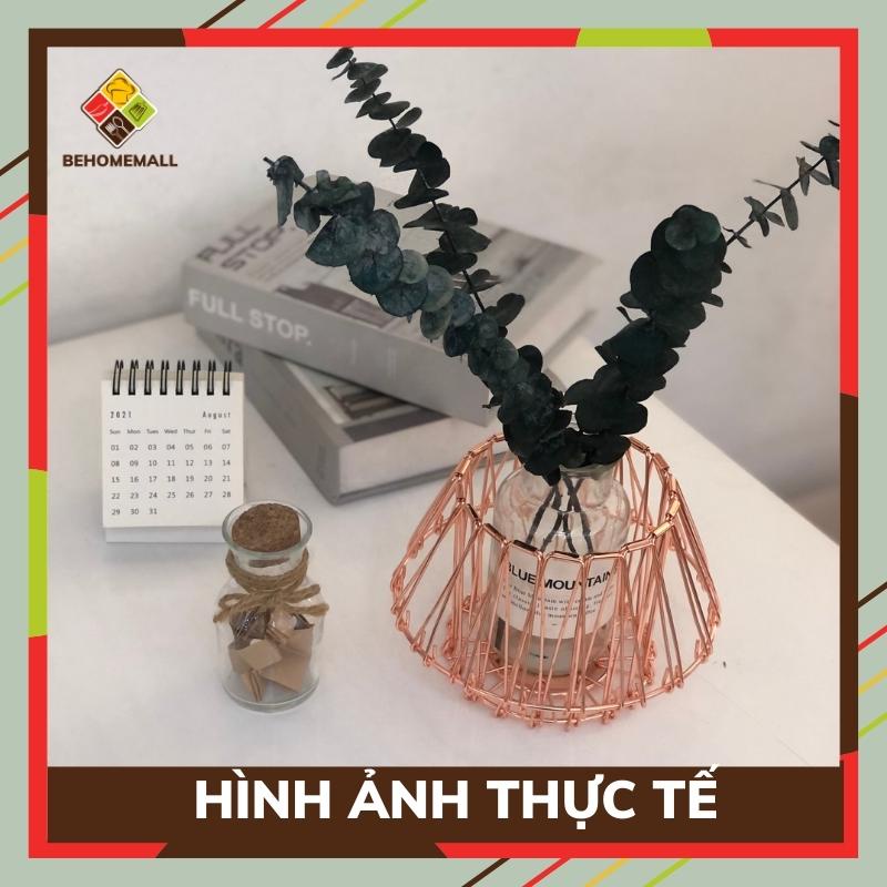 Bình hoa decor sáng tạo BEHOMEMALL chất liệu thép không gỉ sáng tạo đa dạng và linh hoạt