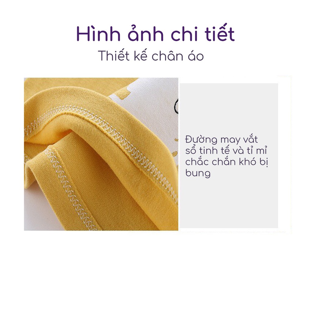 Bộ thu đông cho bé trai bé gái từ 12 tháng đến 7 tuổi đồ bộ set trang phục quần áo trẻ em dài tay chất cotton BTD01