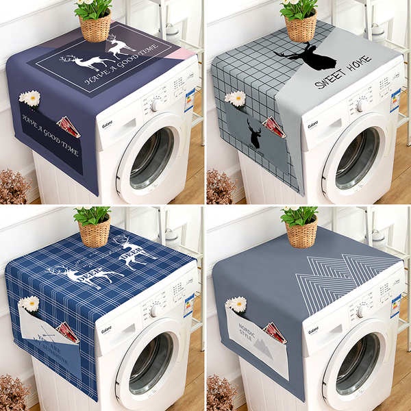 Tấm Vải Phủ Máy Giặt / Tủ Lạnh Chống Bụi / Thấm Nước Siêu Nhẹ Sang Trọng Tiện Dụng