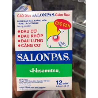Cao dán salonpas