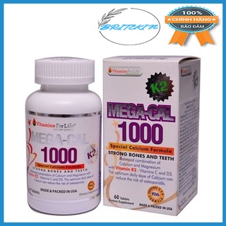 Viên uống bổ sung canxi mega-cal k2 hộp 60 viên