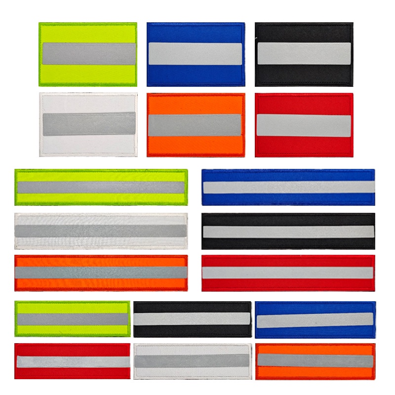 Dải Băng Dán Phản Quang Nhiều Kích Thước Có Logo Bắt Mắt Trang Trí Ba Lô / Balo / Quần Áo Ngoài Trời