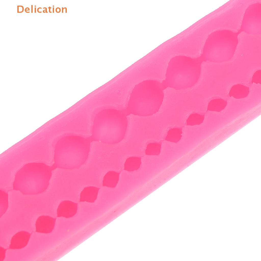 Khuôn Silicone Tạo Hình Chuỗi Hạt Ngọc Trai Trang Trí Bánh Kem