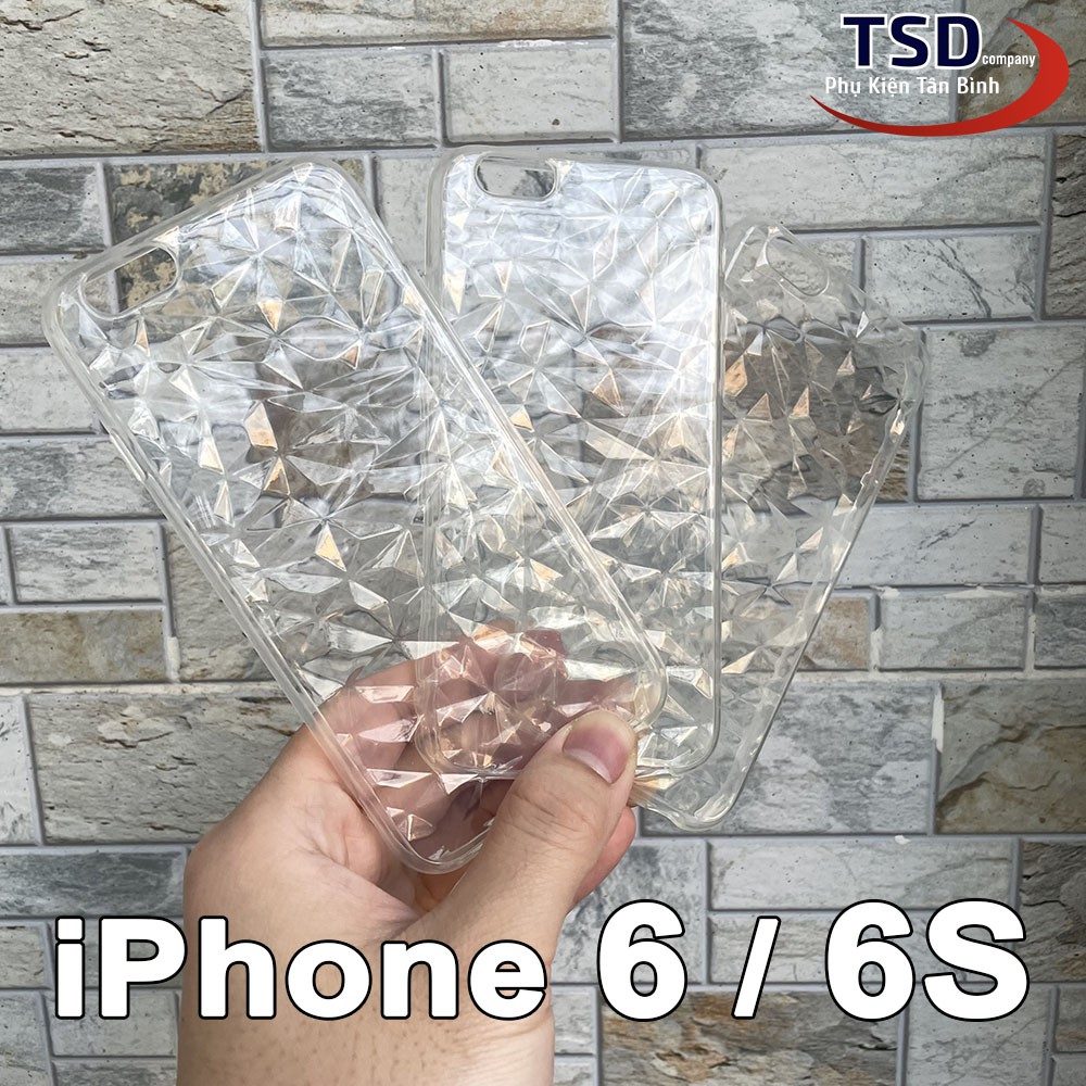 Ốp Lưng Silicon iPhone 6 / 6S Chính Hãng Vân Kim Cương