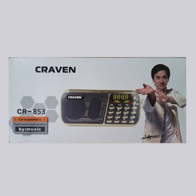 [Mã ELHACE giảm 4% đơn 300K] Loa Nghe Thẻ Nhớ, USB, FM CRAVEN CR-853