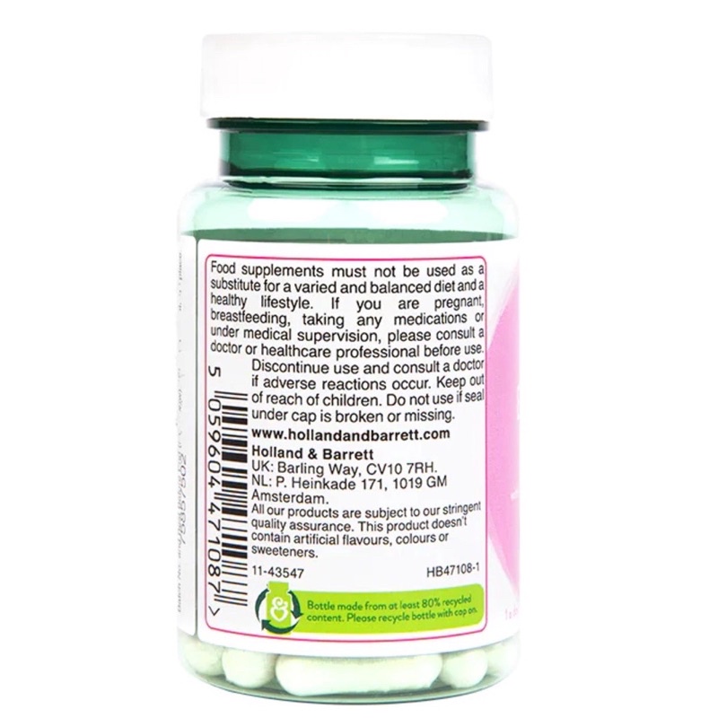 Viên uống mọc tóc Biotin Holland & Barret 1000mg