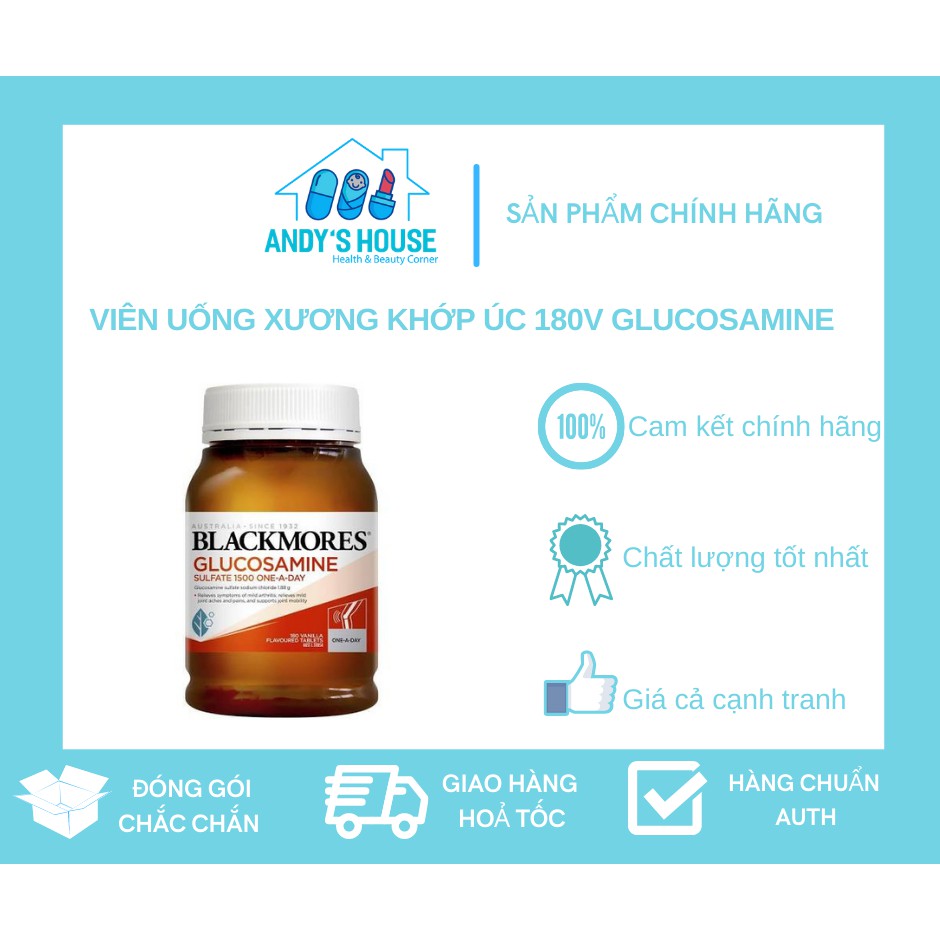 Viên Uống Xương Khớp Blackmores Glucosamine 180v