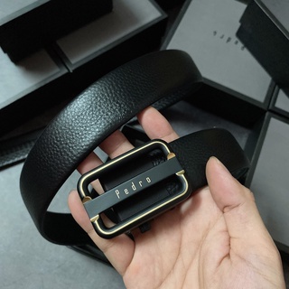 Thắt lưng nam cao cấp Pedro dây da bò 1 lớp full box túi giấy