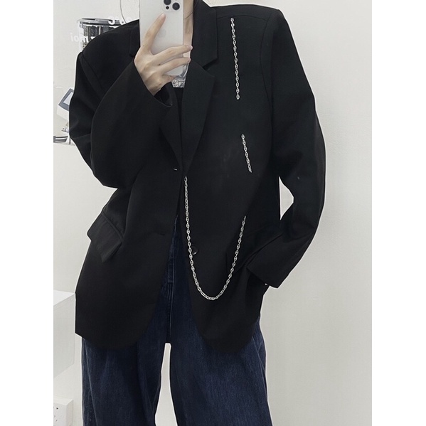 (SẴN) TKLIHN Áo khoác BLAZER oversize HOT FASHIONITA thuết kế mix phụ kiện độc lạ 2021 | WebRaoVat - webraovat.net.vn