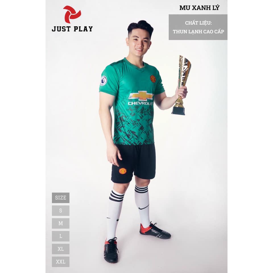 BỘ BÓNG ĐÁ CLB MU XANH LÝ 2021