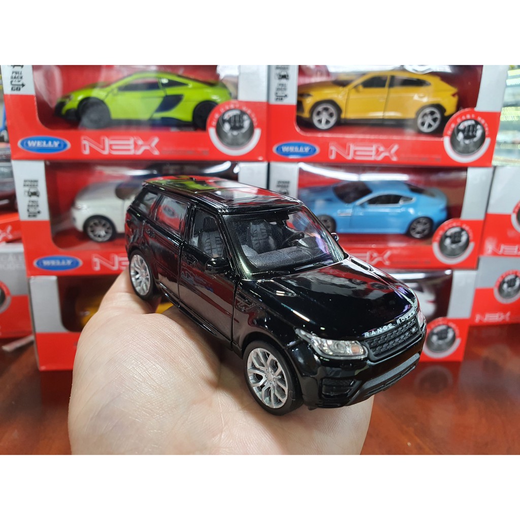 Xe Mô Hình Range Rover Sport 1:34 Welly ( Đen )