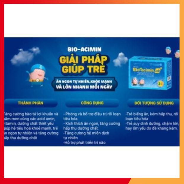 Bio-Acimin Gold+ - Cốm vi sinh giúp tiêu hoá khoẻ, trẻ ăn ngon