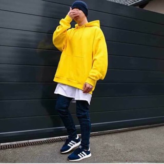 Áo HOODIE BASIC YELLOW Vàng Trơn UNISEX