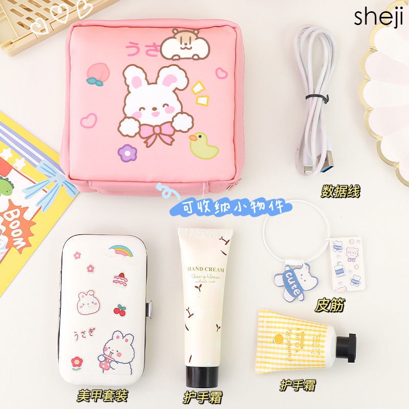 Túi đựng băng vệ sinh cá nhân họa tiết hoạt hình xinh xắn tiện lợi