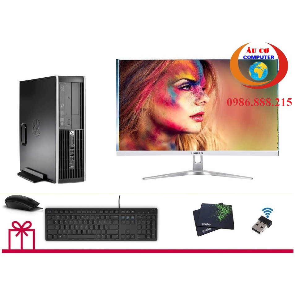 [TÀI TRỢ] Bộ Case Máy tính để bàn 6200 Pro Sff (CPU i7 2600 - Core i5- core i3 , Ram 4GB, SSD 120GB) và Màn hình Cong 24 | BigBuy360 - bigbuy360.vn