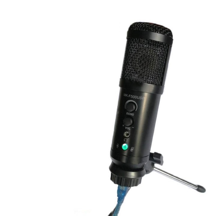 [Mã Elhace Giảm 4% Đơn 300K] Mic Thu Âm Live Stream, Học Online Mk-F500Usb