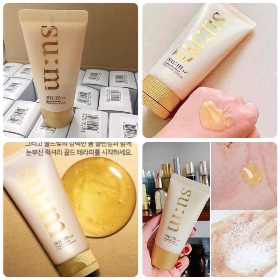 Xả hàng Sữa rửa mặt tái sinh cao cấp chứa vàng Su:m37 LosecSumma Elixir Foam Cleanser 60ml/ Ohui công ty chính hãng