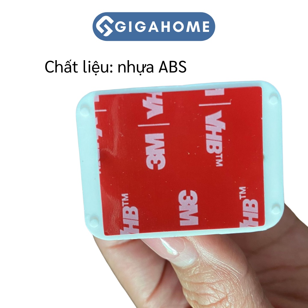 Bộ 2 Móc Dán Tường Giữ Thanh Treo Rèm Đa Năng GIGAHOME Chịu Lực 2-3.5kg 9480