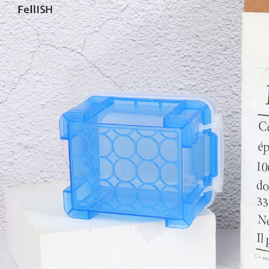 Set 2 Hộp Nhựa Mini Dễ Thương Sáng Tạo Dành Cho Nhà Búp Bê 439br