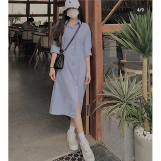 Váy sơmi dài ( có sẵn )
