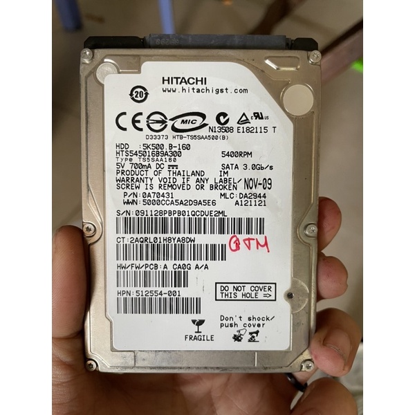 Ổ Cứng HDD/SDD SATA Laptop 500GB