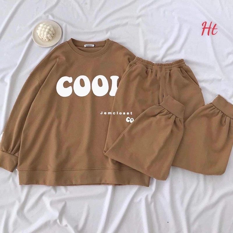 Bộ nữ COOL nỉ ngoại HT12