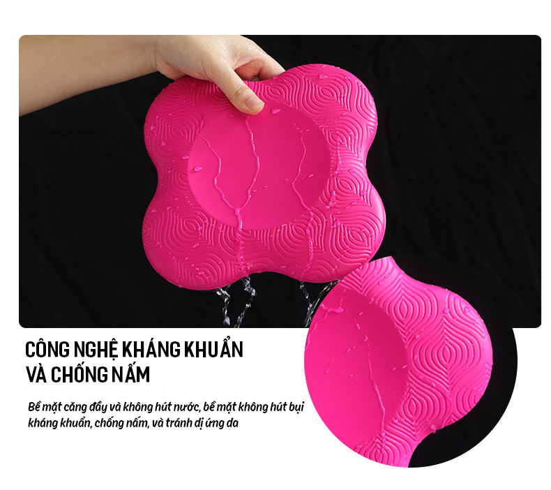 Đệm Kê Bảo Vệ Gối , Đầu, Khủy Tay Tập Yoga PAD Cao Su Hỗ Trợ Giảm Đau đầu gối và Các Tư Thế YOGA