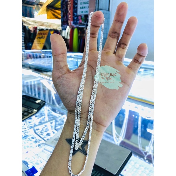 DÂY BẠC 925 3-6CHỈ KIỂU DÁNG TÊN LÀ DÂY MÈ NHÉ