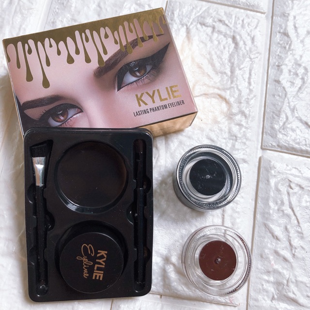 SET GEL KẺ MẮT - MÀY KYLIE 2 màu Nâu & Đen