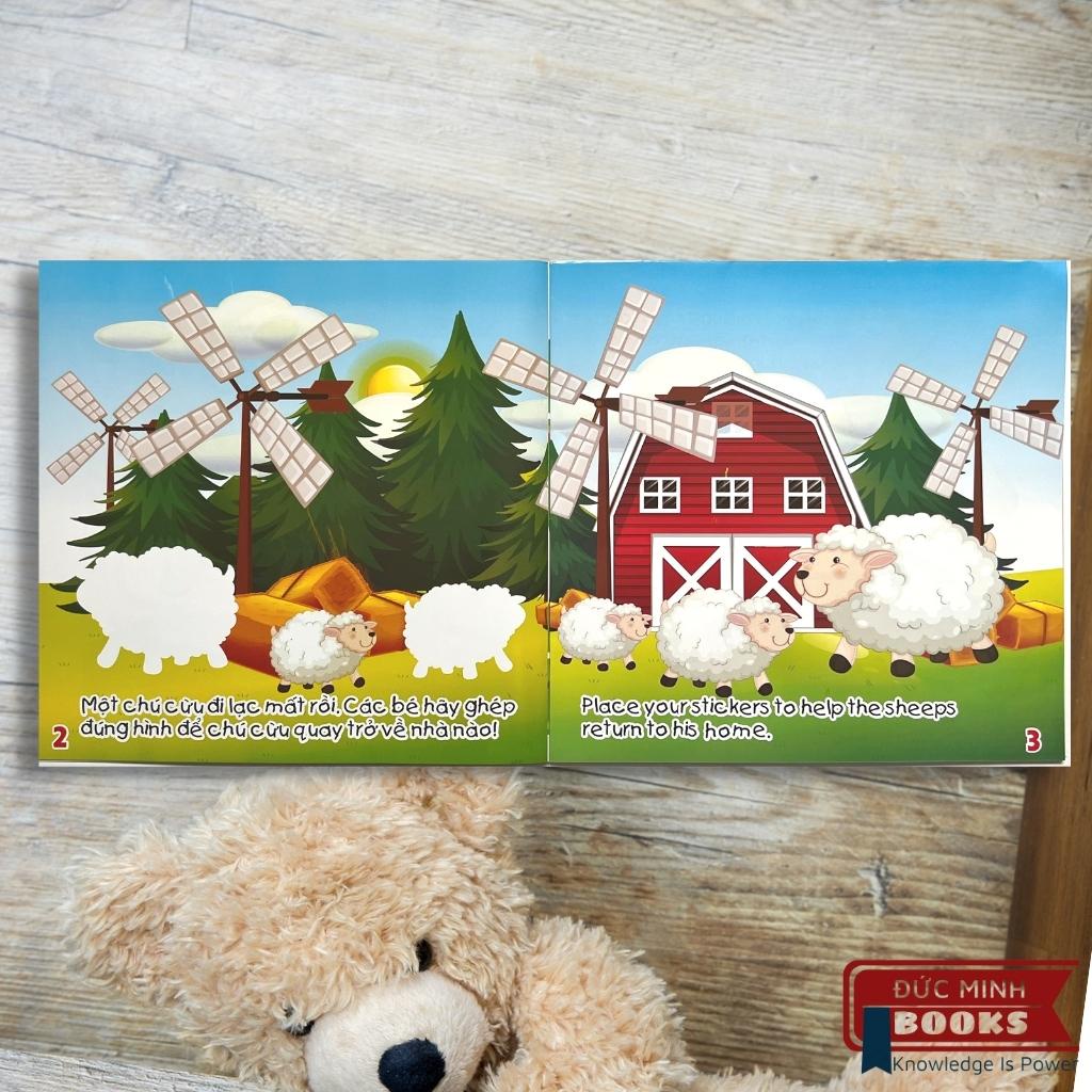 Sách Miếng Dán Thông Minh Cho Bé - My First Sticker Book (Bộ 3 Cuốn)