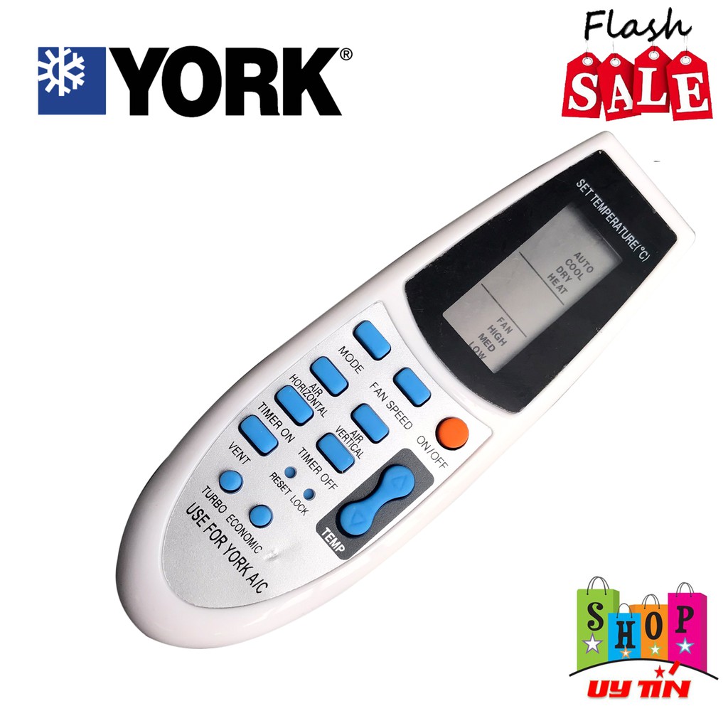 Remote - Điều khiển các dòng điều hòa York ⚡Sẵn Hàng⚡