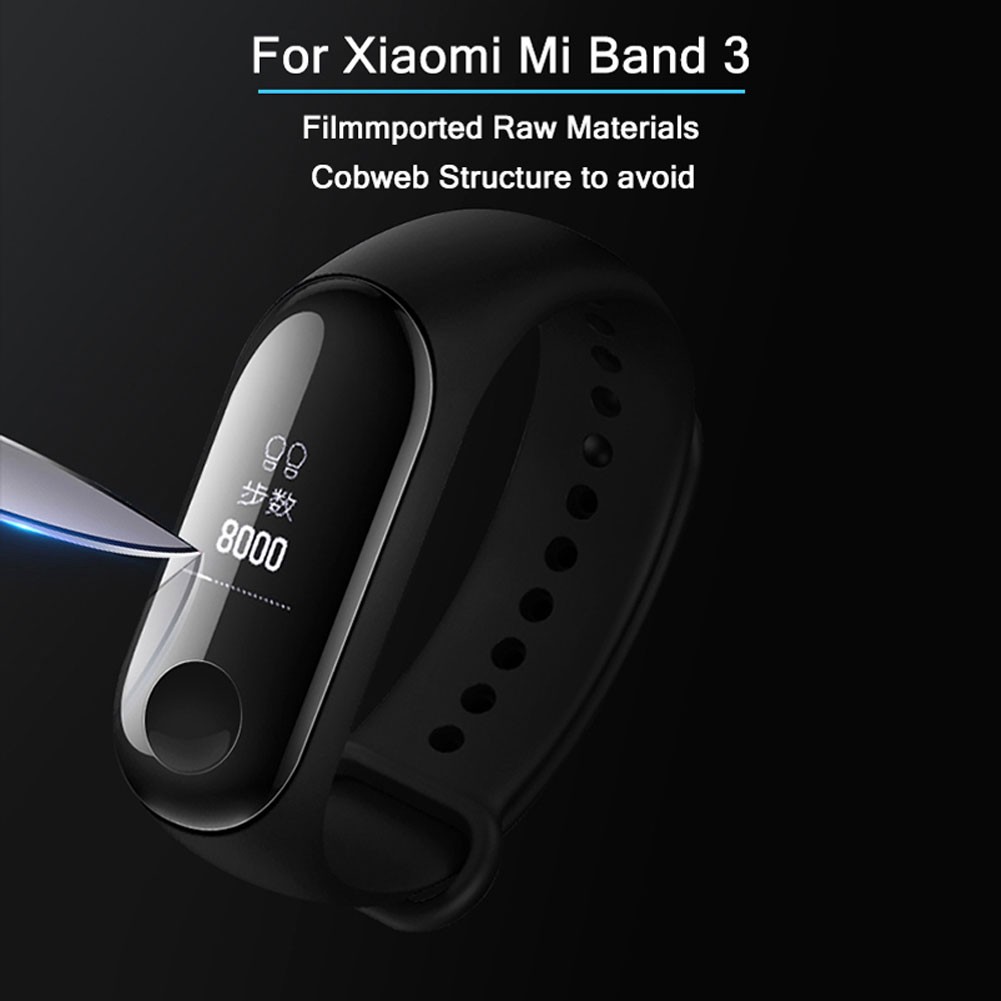 3 Miếng Dán Bảo Vệ Màn Hình Cho Đồng Hồ Thông Minh Xiaomi Mi Band 3 Smart V19