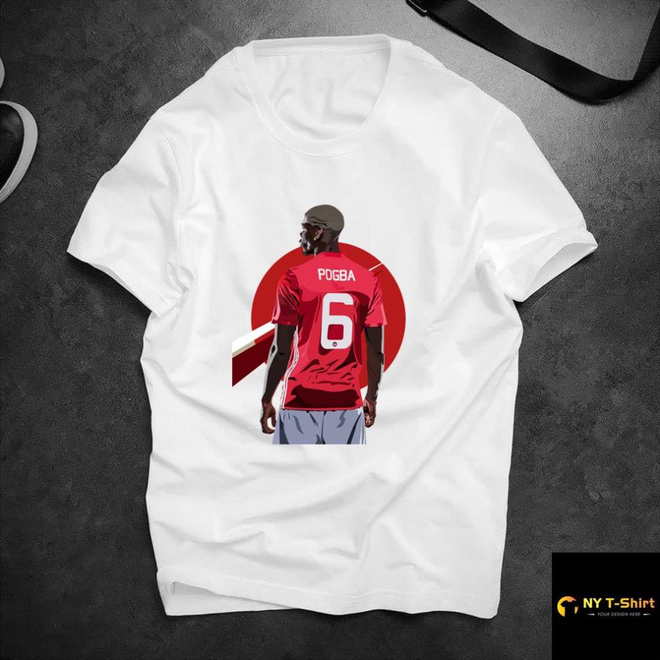 [Freeship] Áo Thun In Hình Paul Pogba Mã 09 - Áo In Hình Cầu Thủ Bóng Đá