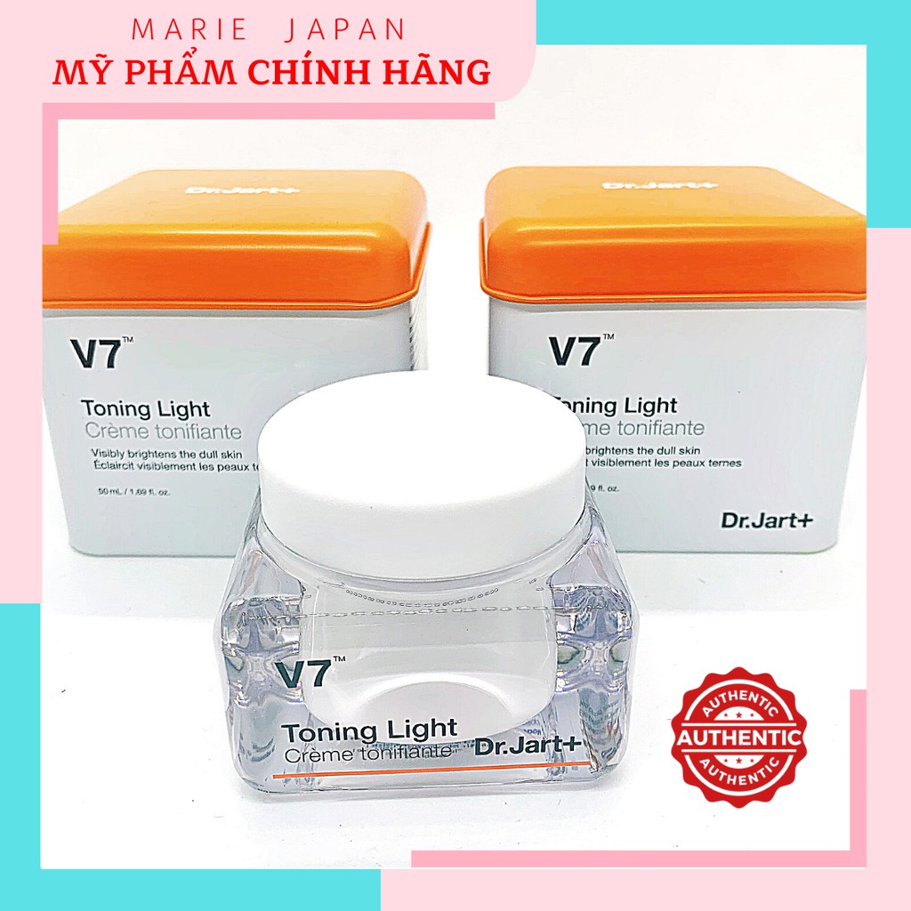 Kem Dưỡng Trắng Da V7 Toning Light Dr.Jart+ Hàn Quốc 50ml