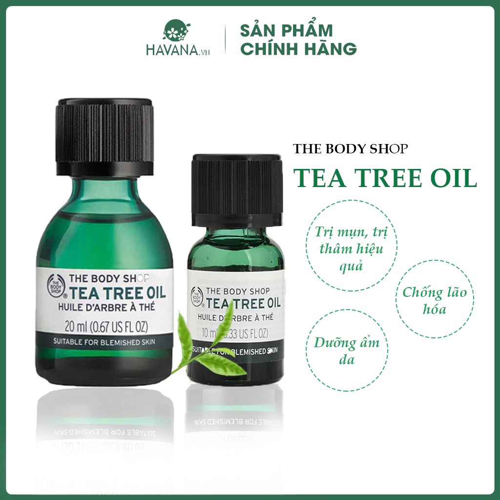 Tinh Dầu Tràm Trà Chấm Mụn, Giảm Mụn The Body Shop Tea Tree Oil