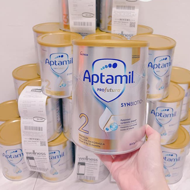 Sữa Aptamil Profutura Synbiotic+ Úc số 1, 2, 3 cho bé từ 0-36 tháng mẫu mới nhất 900gr [BAY AIR - CHÍNH HÃNG]
