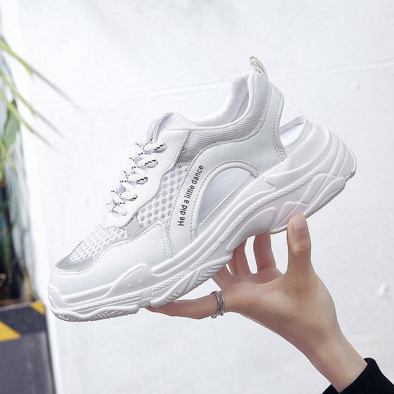 Giày Sandal Thể Thao Phối Lưới Thoáng Khí Phong Cách Mới Cho Nữ