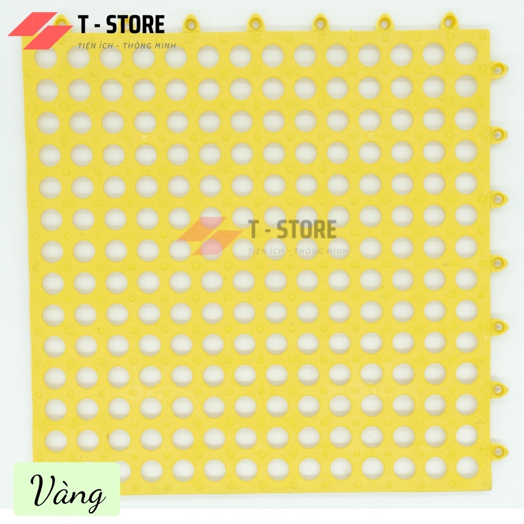 1M2 Tấm lót sàn, thảm nhựa lỗ kháng khuẩn, chống trơn,trượt kt30*30 cm sạch sẽ, thoáng mát,êm chân, an toàn cho trẻ